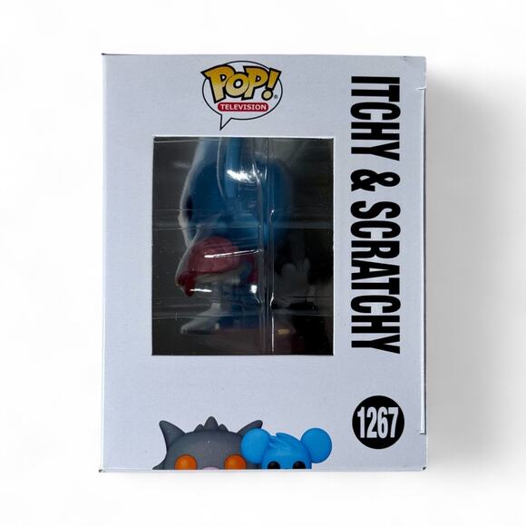 Funko Pop Unopened Itchy & Scratchy 1267 Simpsons Treehouse of Horror READ - Picture 2 of 7